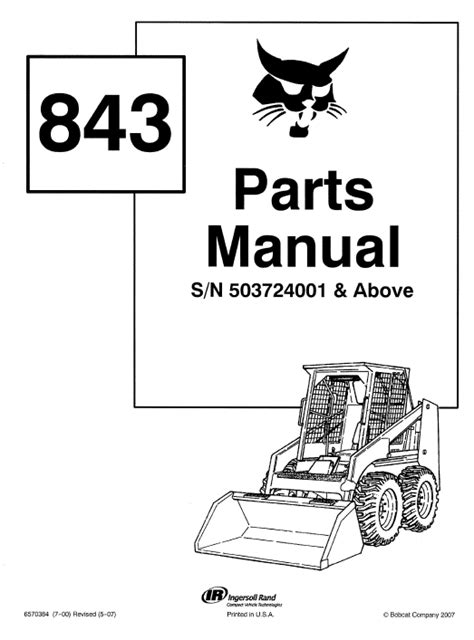 bobcat 843 parts manual pdf